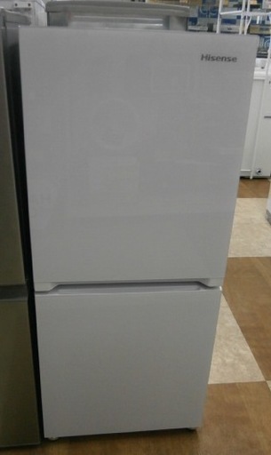 【引取限定】冷蔵庫　ハイセンス　2018年製　HR-G13A-W　134ℓ【ハンズクラフト八幡西店】