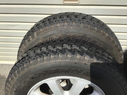 パジェロミニ H56A GOOD YEAR WRANGLER AT/S 175.80.15（2016年製）バリ山 パジェロミニ H56A GOOD YEAR WRANGLER AT/S 175.80.15（2016年製