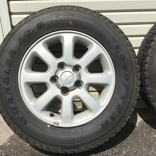 パジェロミニ H56A GOOD YEAR WRANGLER AT/S 175.80.15（2016年製）バリ山