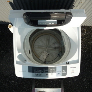 簡易乾燥機能付き 洗濯機 5.0ｋｇ ステンレス槽 2016年製 (0220285624-S)