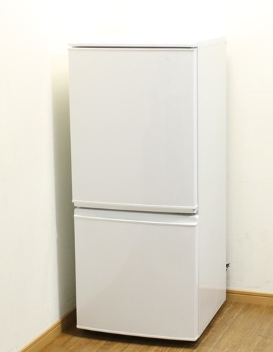 SHARP 2ドア冷蔵庫 2015年製 SJ-D14A-W
