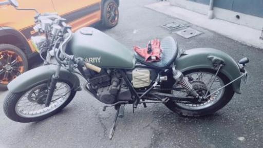 《取引中》引き取り限定　CBX125C　軍用カスタム　売ります！
