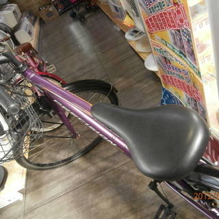 o【エコプラス小倉南店】クロスバイク 28インチ 赤 ☆スタッフ向井