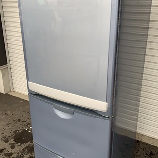 三菱　3ドア冷蔵庫　346L　自動製氷機　*N*