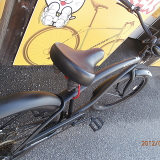 エコプラス小倉南店】ジャックポッド ビーチクルーザー ブラック 6段