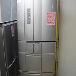 ６ドア冷凍冷蔵庫　三菱　２００９年製　５４５L