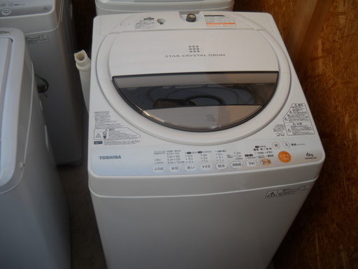 配達設置無料　美品　TOSHIBA 東芝 全自動洗濯機 　６ｋｇ　AW-60GL