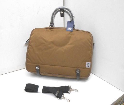 新品 LG COMFORT LAGASHA 3WAY ビジネスバッグ ブリーフケース リュック ショルダーバッグ ハンドバッグ キャメル メンズ エルジーコンフォート ラガシャ ☆ PayPay(ペイペイ)決済可能 ☆ 札幌市 清田区 平岡