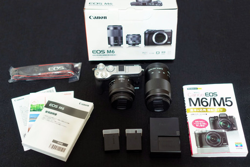 4/20まで！ Canon EOS M6 ダブルズームレンズキット + おまけ多数