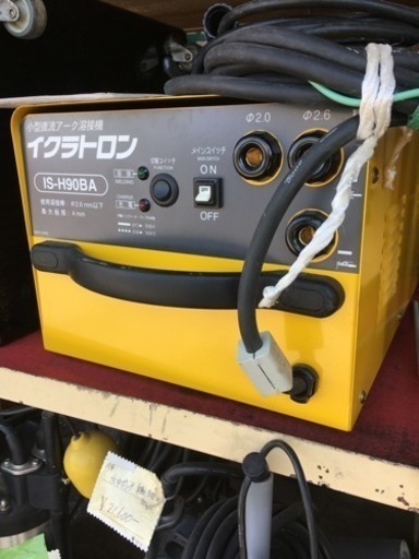 値下可 超美品 直流 アーク 溶接機 イクラトロン IS-H90BA 100v 1.5KVA 説明書付き