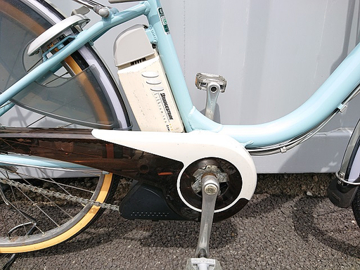 商談中】【】電動アシスト自転車 YAMAHA PAS 26インチ 水色 商談中】【】電動アシスト自転車 YAMAHA PAS 26インチ 水色