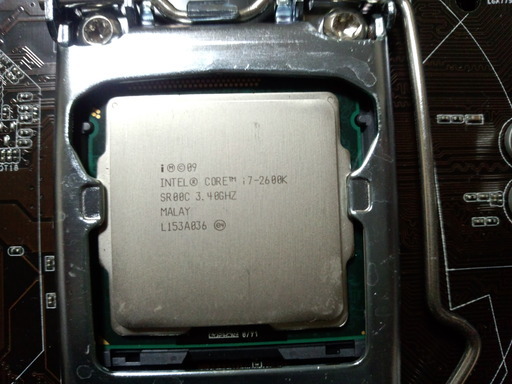 CPU LGA1155 Intel i7-2600k 中古 動作確認済