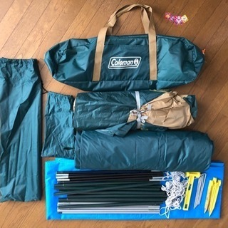 コールマン コネクティングドームシステム テント タープ セット