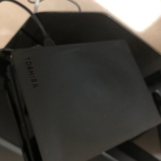 テレビ･壁掛けテレビ台･外付けHDD･アンテナ線