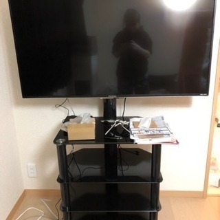 テレビ･壁掛けテレビ台･外付けHDD･アンテナ線