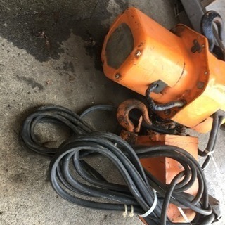 値下可 日立 ヒタチ HITACHI 1 BHPS 揚程3m 500㎏ ウインチ チェーンブロック 200V 