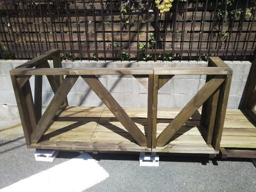 新品 手作りベランダ エクステリア