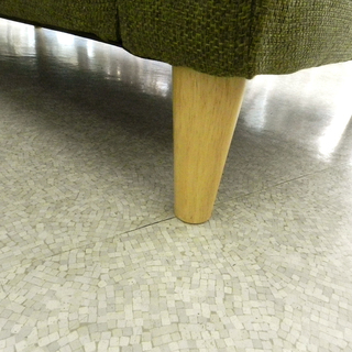 ファブリック 二人掛け ソファ グリーン 緑 ソファー ☆ PayPay