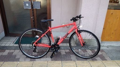 美品☆BRIDGESTONE CYLVA[シルヴァ]700c クロスバイク アルミ/24speed/レッド