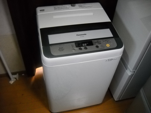 配達設置無料　ほぼ新品　パナソニック 全自動洗濯機　5.0kg　NA-F50B7