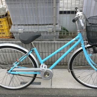 26インチ、ギヤ無しの自転車です。