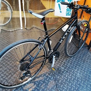 ☆整備済リサイクル自転車 700×32c クロスバイク 3×8段変速 MARIN♪