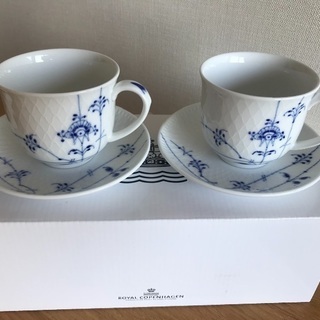 ロイヤルコペンハーゲン コーヒーカップ&ソーサー2脚