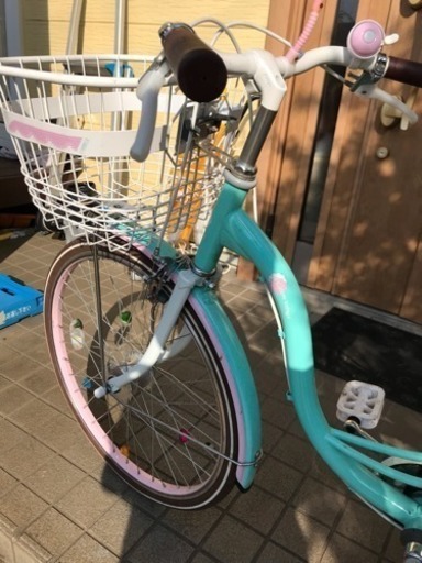 22インチ 可愛い女子 自転車 屋内保管 配達OK