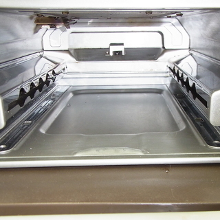 ガスコンロ 2017年 都市ガス用 エブリシェフ 掃除済 水無し両面焼きグリル