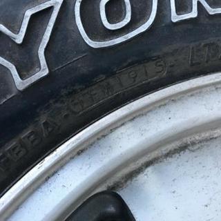 ジオランダー A/T-S ホワイトレター 215/85R16 ジムニー純正アルミ付  リフトアップジムニーにどうぞ