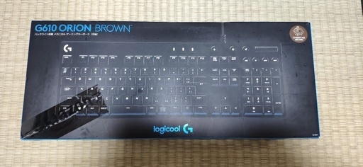 ロジクール LOGICOOL　G610　メカニカルゲーミングキーボード(茶軸)　日本語配列