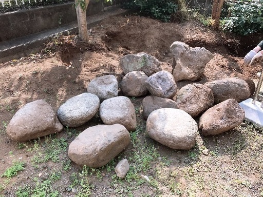 庭石 庭園作り 庭づくり りなてぃ 町田のその他の中古あげます 譲ります ジモティーで不用品の処分