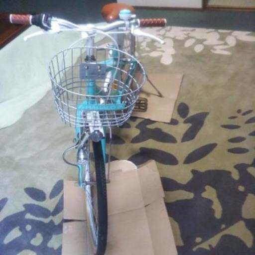 美品MAHALの自転車(6段変速、LEDライト)