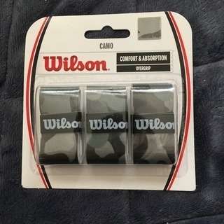 限定品 Wilson グリップテープ カモフラージュ ブラック
