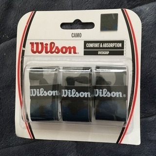 限定品 Wilson グリップテープ カモフラージュ ブルー