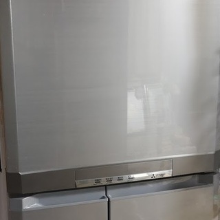 三菱 冷凍冷蔵庫 MR-B42W フローラル 2013年製 5ドア冷蔵庫