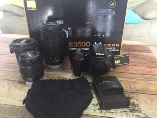 Nikon D3500 レンズ3本セット♪美品☆