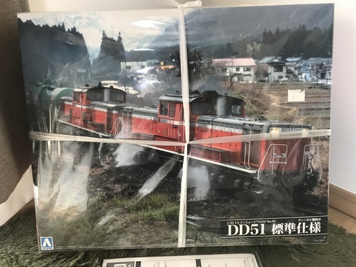 新品・開封済 アオシマ No.2 1/45 ディーゼル機関車 DD51 標準仕様