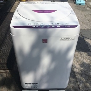 #2210 シャープ 4.5kg 全自動洗濯機 ESG4E2KP...