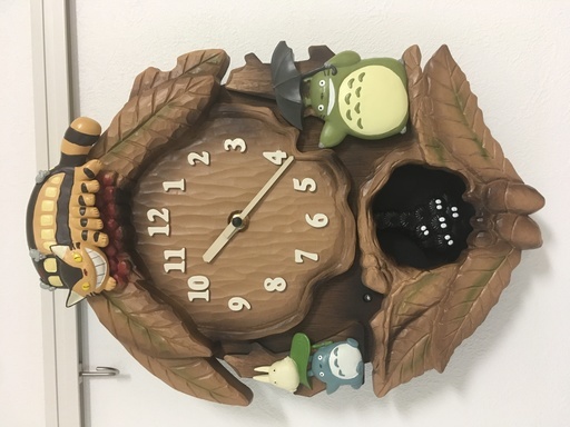 となりのトトロ 壁掛け振り子時計