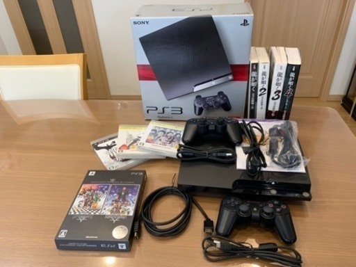 PS3　本体　ソフト3本付き