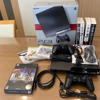 PS3本体＋キングダムハーツ スターターパック他ソフト3本などセット