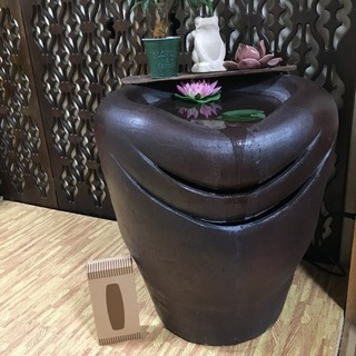 電動つくばい 美品  陶器