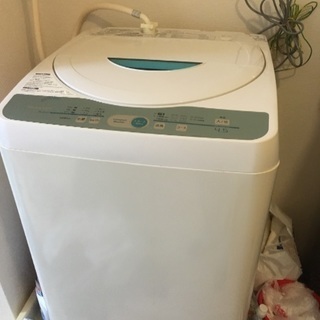 シャープ 全自動洗濯機 4.5キロ 2009年製 使用年数約4年 