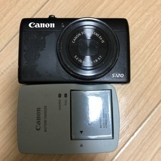 ジャンク品 Canon S120 バッテリー充電器付き