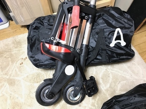 【最終値下げ】A-bikeの廉価版！通学に　ビジネスに電車で持ち運べる折り畳み自転車