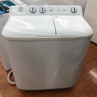 【安心！6ヶ月保証付】Haier(ハイアール)の2槽式洗濯機です！ Haier（ハイアール） 二槽式洗濯機｜JW-W55G(W)｜[通販]ケーズデンキ