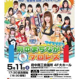 広島県 府中市 プロレス チケット １枚 指定席