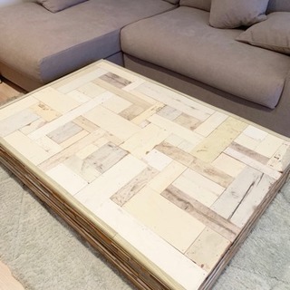 【値下げ交渉アリ】PIET HEIN EeKのコーヒーテーブル（超絶オシャレ、廃材、1点もの）