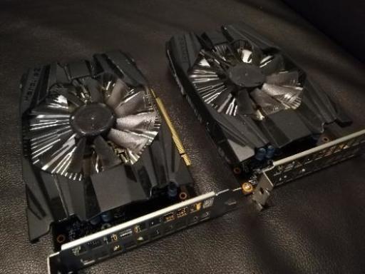 P106-100(GeForce GTX 1060相当) グラフィックカード動作品 2台セット